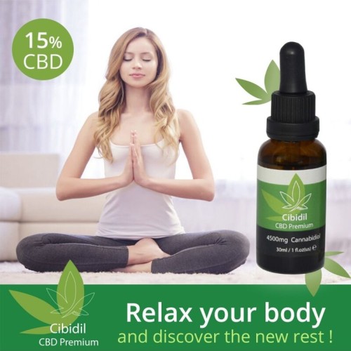 500 Cosmetics - Cibidil Relaxing CBD Oil 15% 30ml