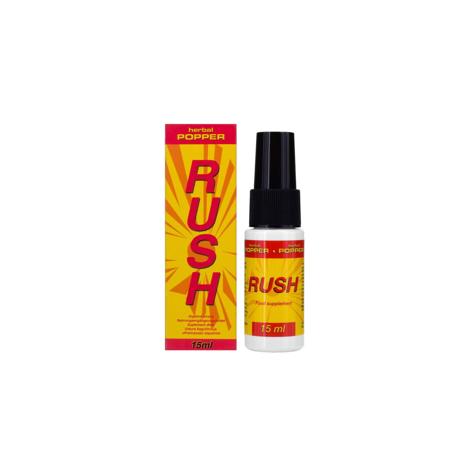 Rush Herbal Popper Spray 15ml - Natural Stamina Booster