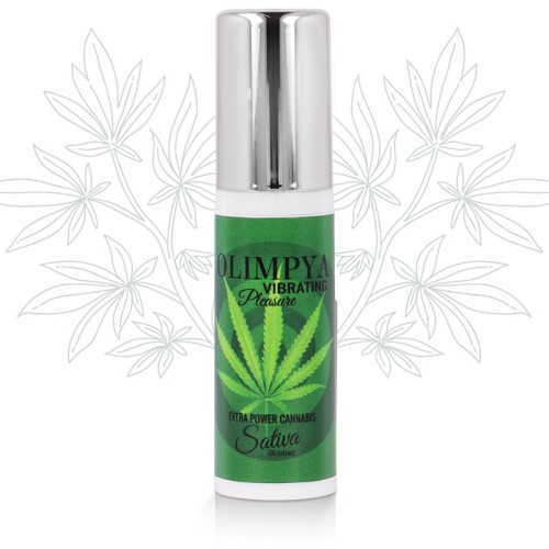 Vibrating Pleasure Enhancer with Cannabis for Intense Orgasms