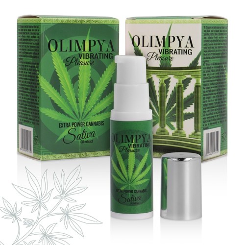 Vibrating Pleasure Enhancer with Cannabis for Intense Orgasms