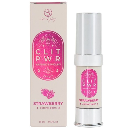 Clit Pwr Strawberry Clitoral Balm for Intense Pleasure