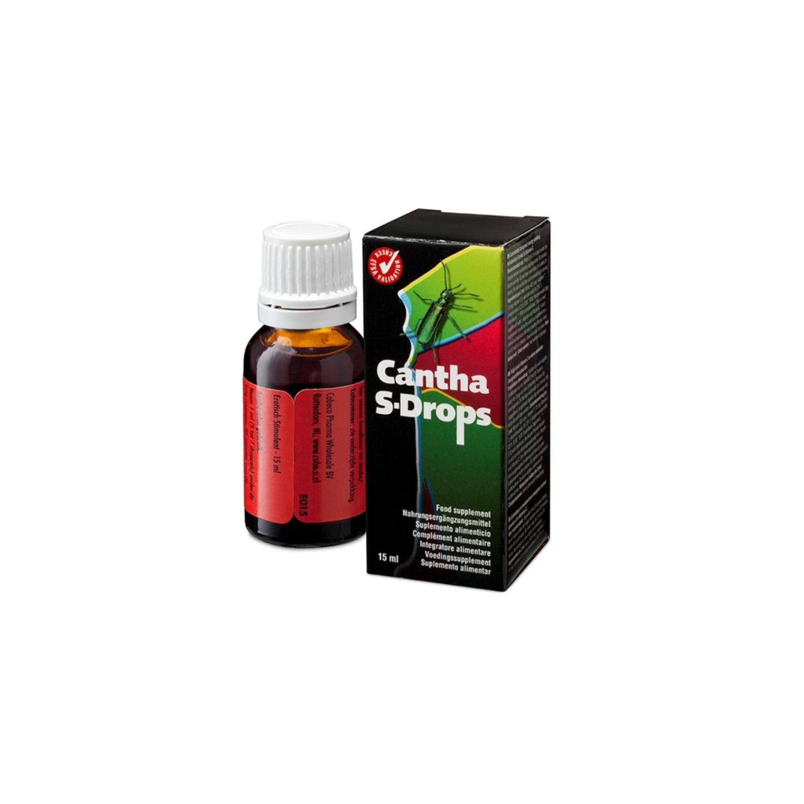 Cobeco Cantha S-Drops 15ml - Aumenta Tu Energía Sexual