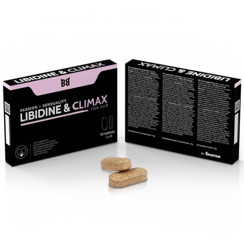 Libidine & Climax Aumento Líbido Para Mujer 10 Cápsulas