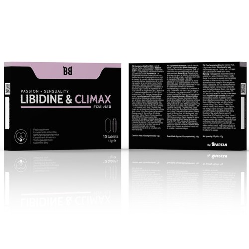 Libidine & Climax Aumento Líbido Para Mujer 10 Cápsulas