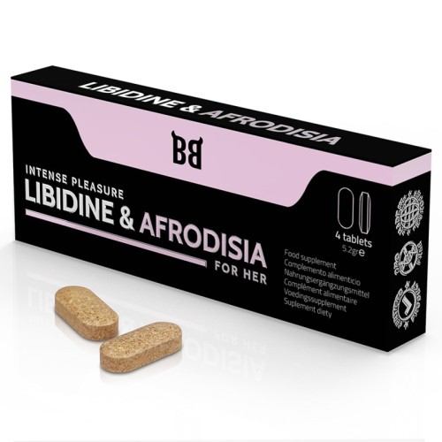 Libidine & Afrodisia Intense Pleasure for Women 4 Capsules