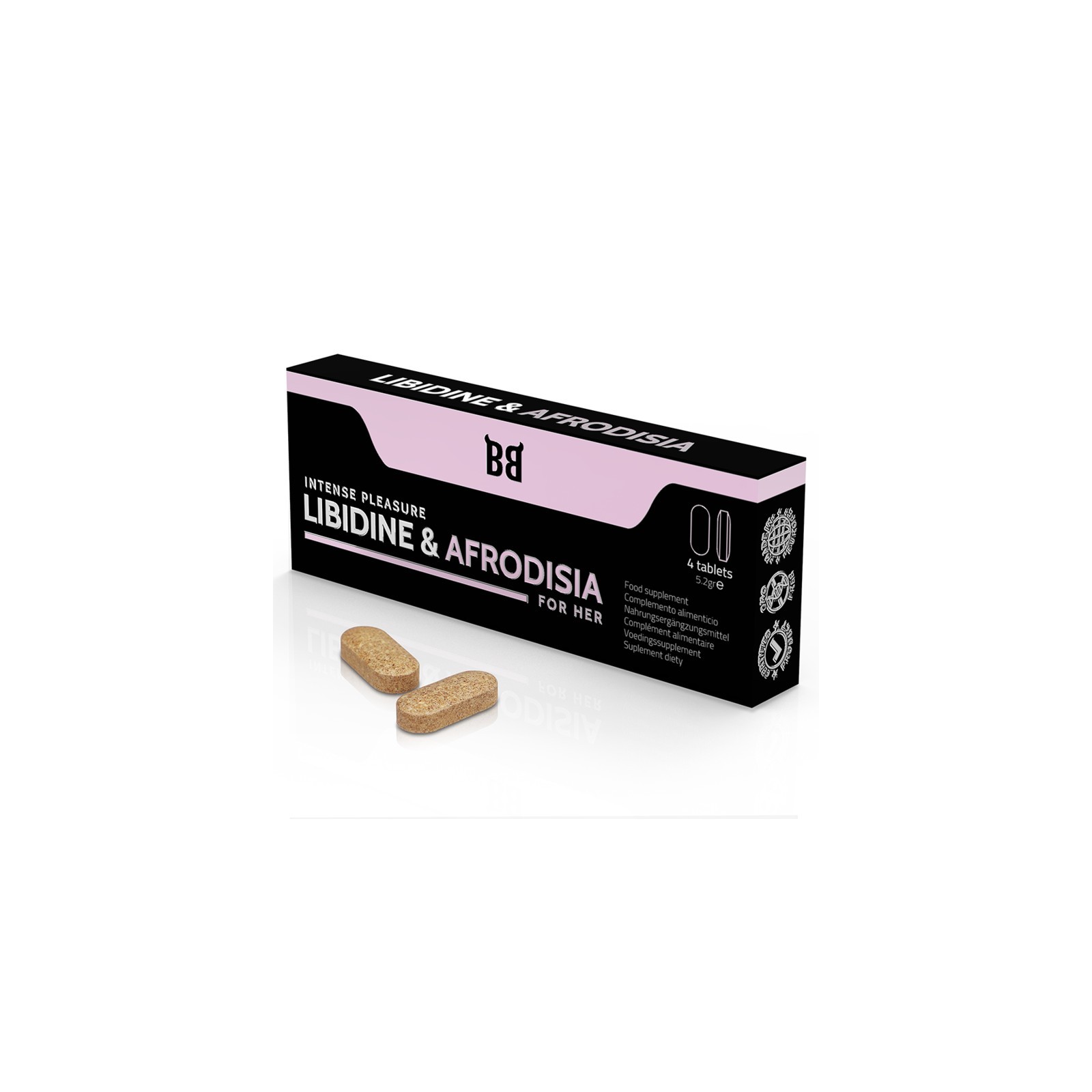 Libidine & Afrodisia Intense Pleasure for Women 4 Capsules