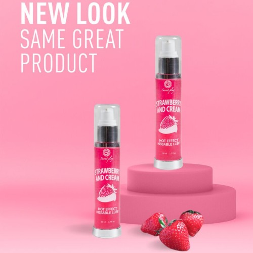 Secretplay - Strawberry Warming Lubricant - Pleasurable Sensations