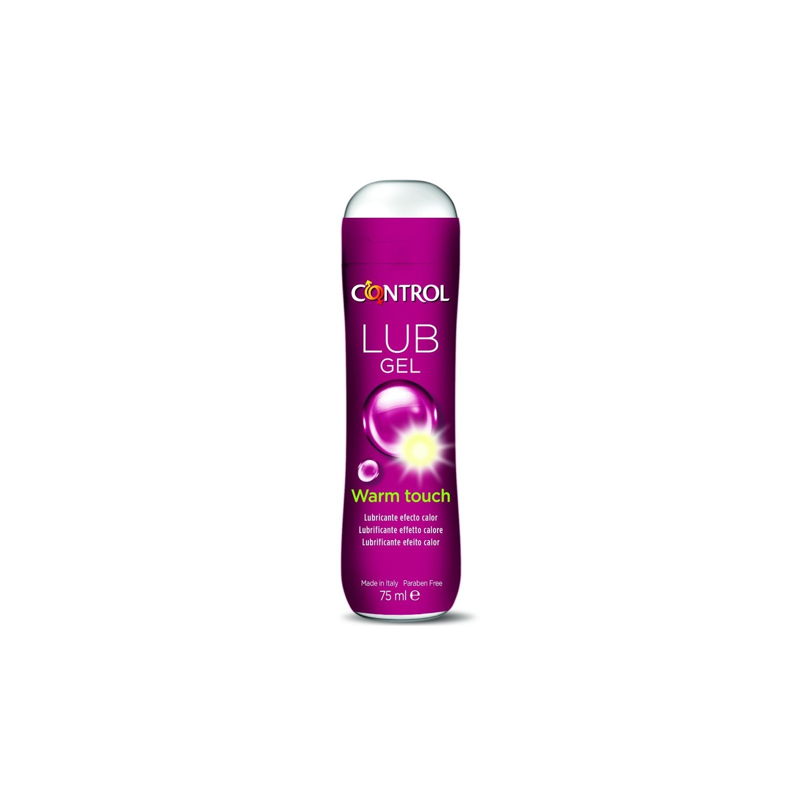 Control - Lub Gel Lubricante Efecto Calor 75 Ml - 75 Ml