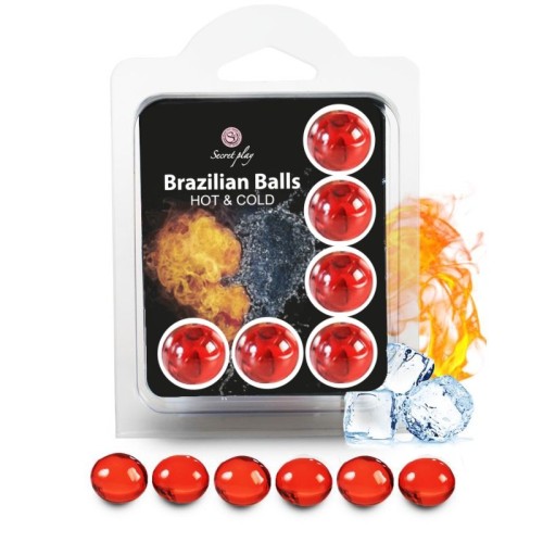 Set of 6 Brazilian Balls - Cooling and Heating Effect