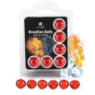 Set of 6 Brazilian Balls - Cooling and Heating Effect