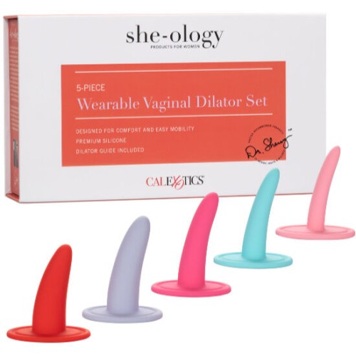 5pc Multicolor Vaginal or Anal Dilator Kit