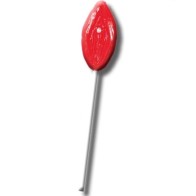 Lip-Shaped Gummy Lollipop Strawberry Flavor