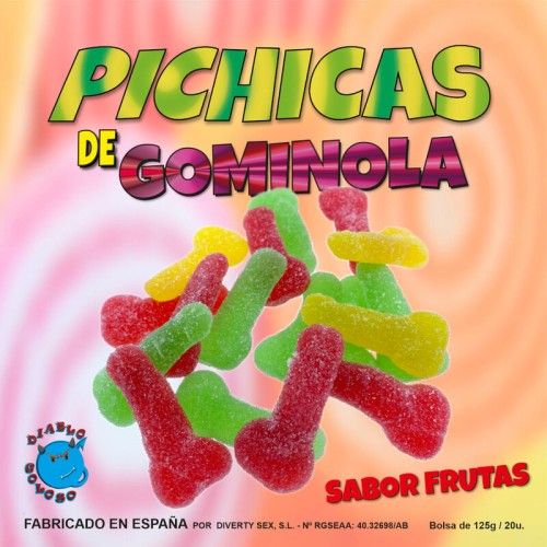 Gominolas en Forma de Pene para Fiestas