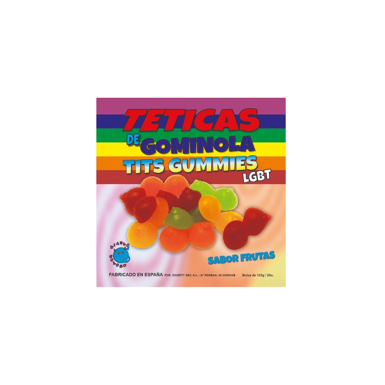 Candy Boobs Gummy Assorted LGBT - Sweet Treats