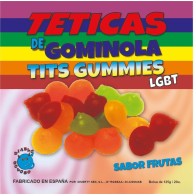 Teticas De Gominola Brillo Surtidas LGTB - Dulces Divertidos