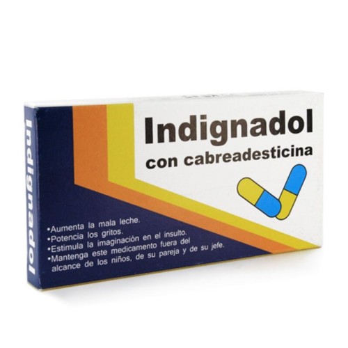 Caja De Medicamentos Indignadol para Humor