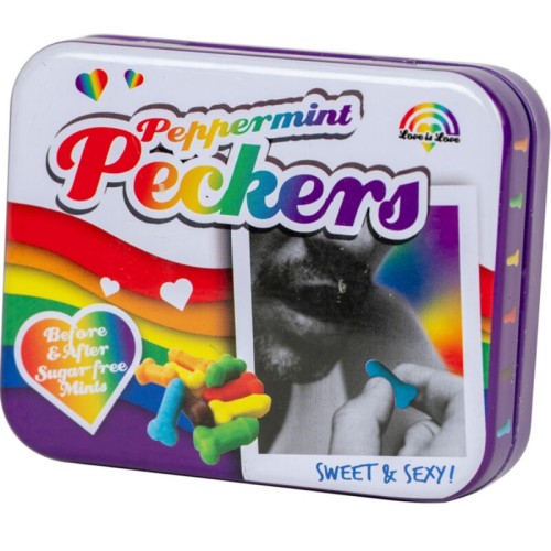 Pecker Rainbow Mints - Refreshing and Sugar-Free