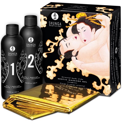 Gel De Masaje Cuerpo A Cuerpo Oriental De Shunga