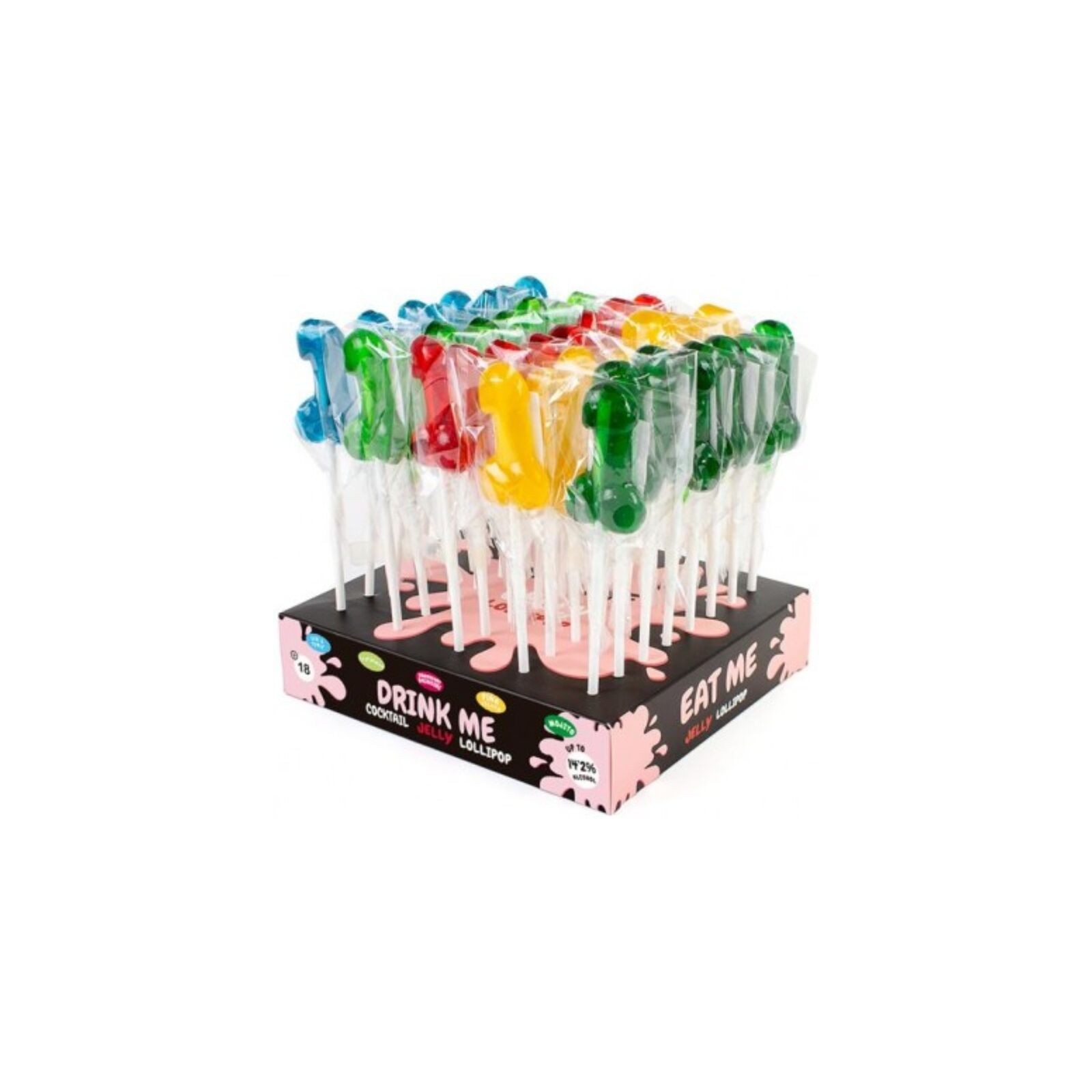 Secretplay Assorted Penis Lollipops 40 Units