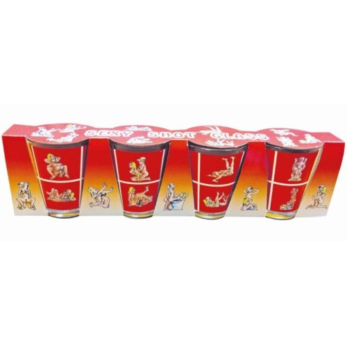 Kamasutra Shot Glass Set for Parties and Fun Gifts