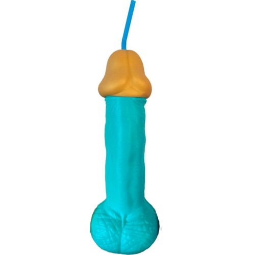 Vaso en Forma de Pene Azul - Perfecto para Fiestas Divertidas