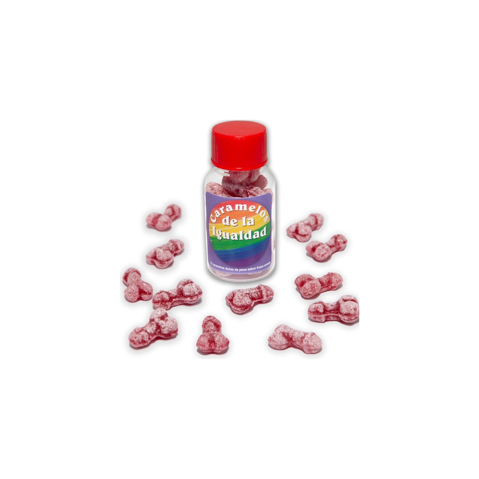 12 Equality Candies Penis-shaped Strawberry Cherry Fun