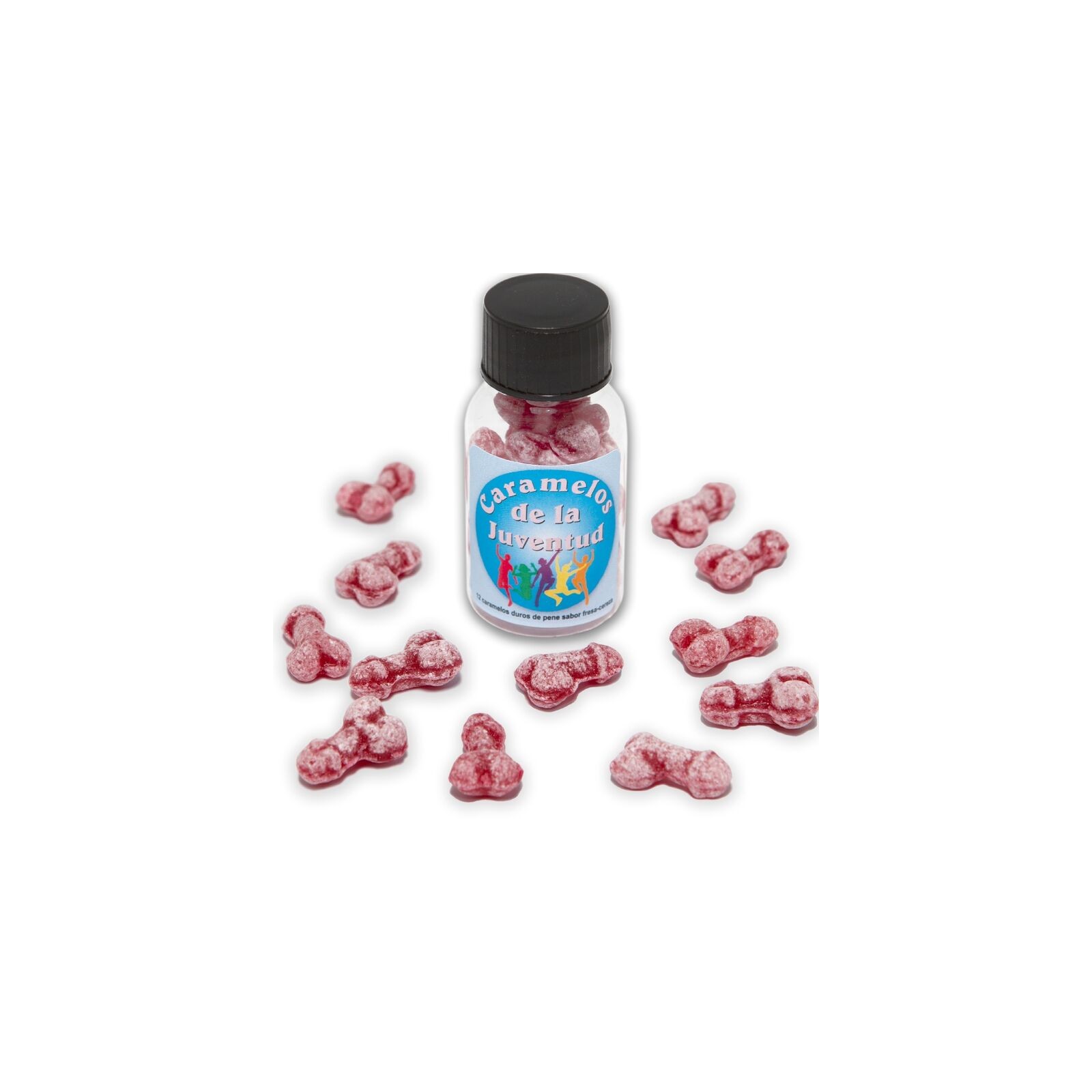 Fun Strawberry/Cream Penis-Shaped Candies for Parties