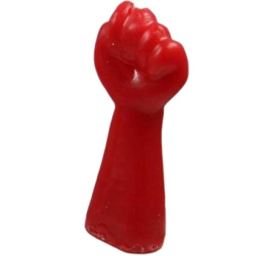 Punch Fist Candle Red