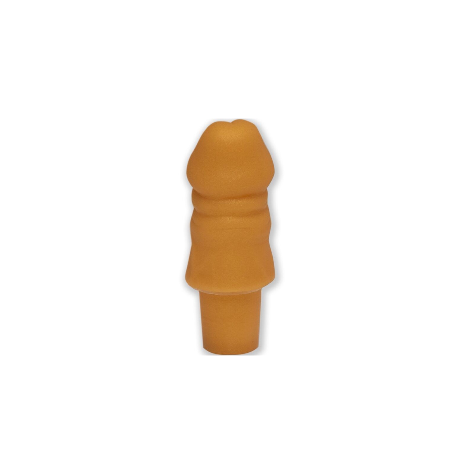 Gold Penis-Shaped Bottle Stopper - Fun Party Accessory