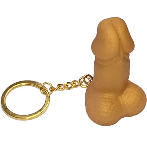 Golden Penis Keychain for Fun Parties