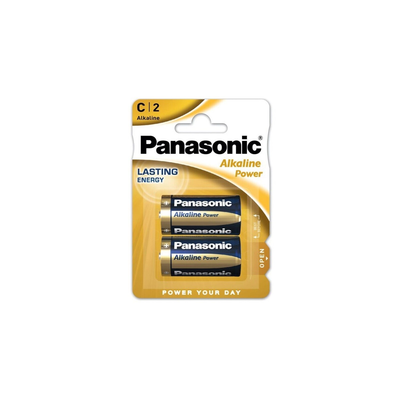 Panasonic Alkaline LR14 Battery Pack of 2 - Long-lasting Performance