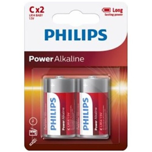 Philips Power Alkaline Pila C Lr14 Blister