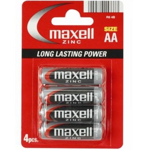 Manganese AA R6 Blister Pack of 4