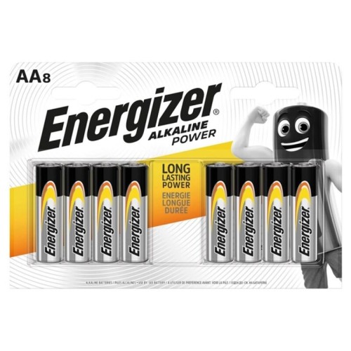 Alkaline Power AA LR6 Batteries Pack of 8