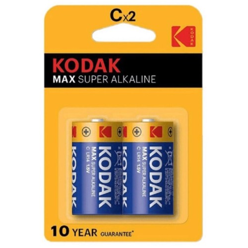 Max Alkaline Battery C LR14 Blister*2