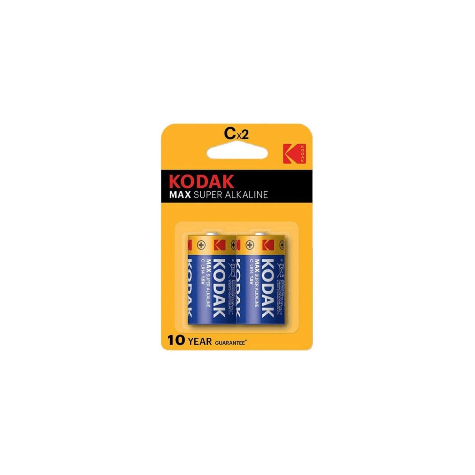 Max Alkaline Battery C LR14 Blister*2