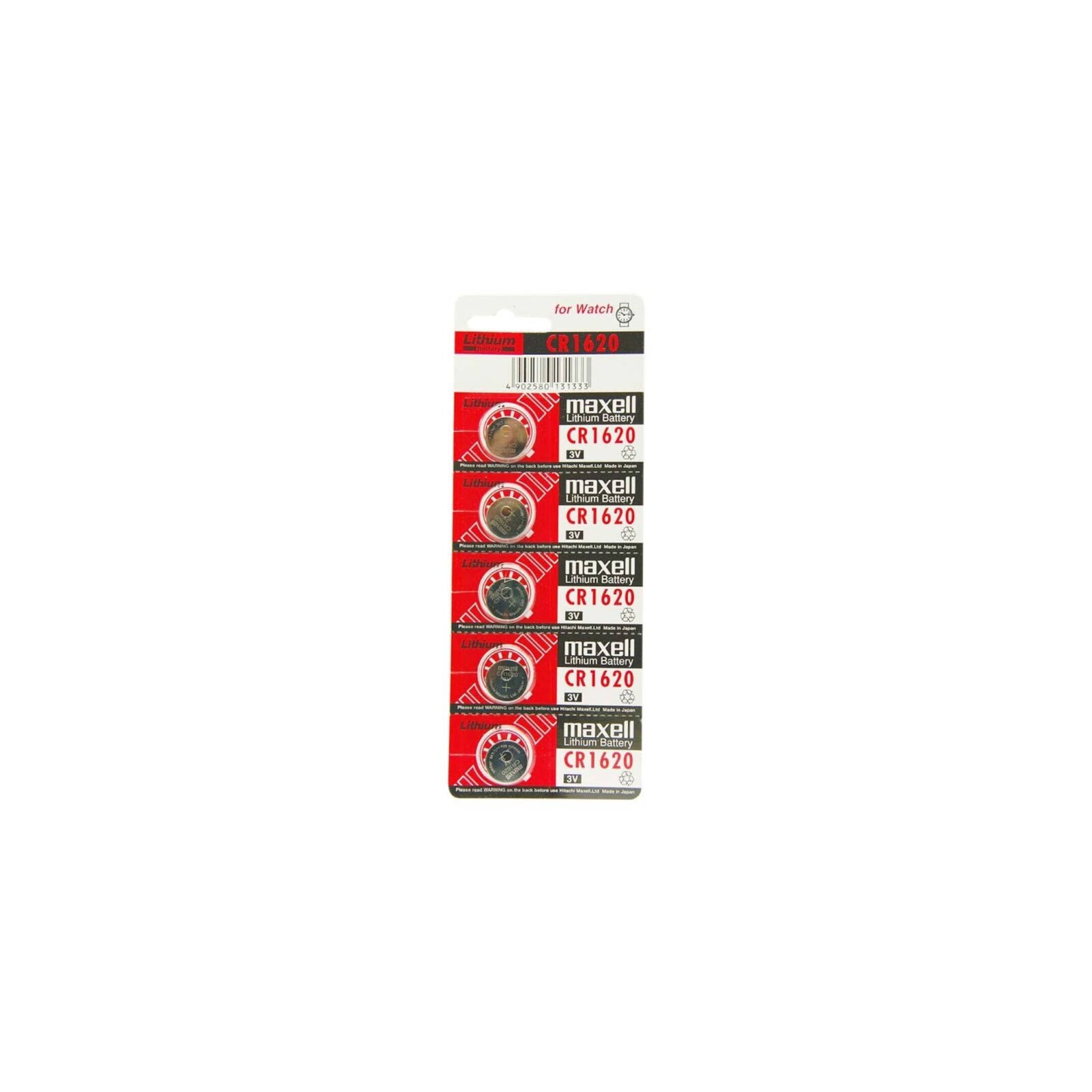 CR1620 Lithium Button Battery Pack