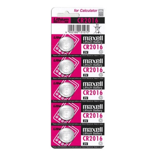 CR2016 Lithium Button Battery Pack