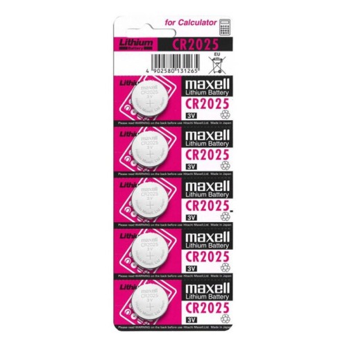 Lithium Button Battery CR2025 3V Blister*5 - Long Lasting Power