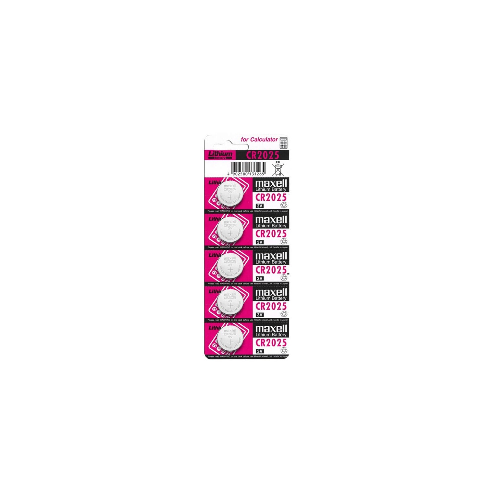 Lithium Button Battery CR2025 3V Blister*5 - Long Lasting Power