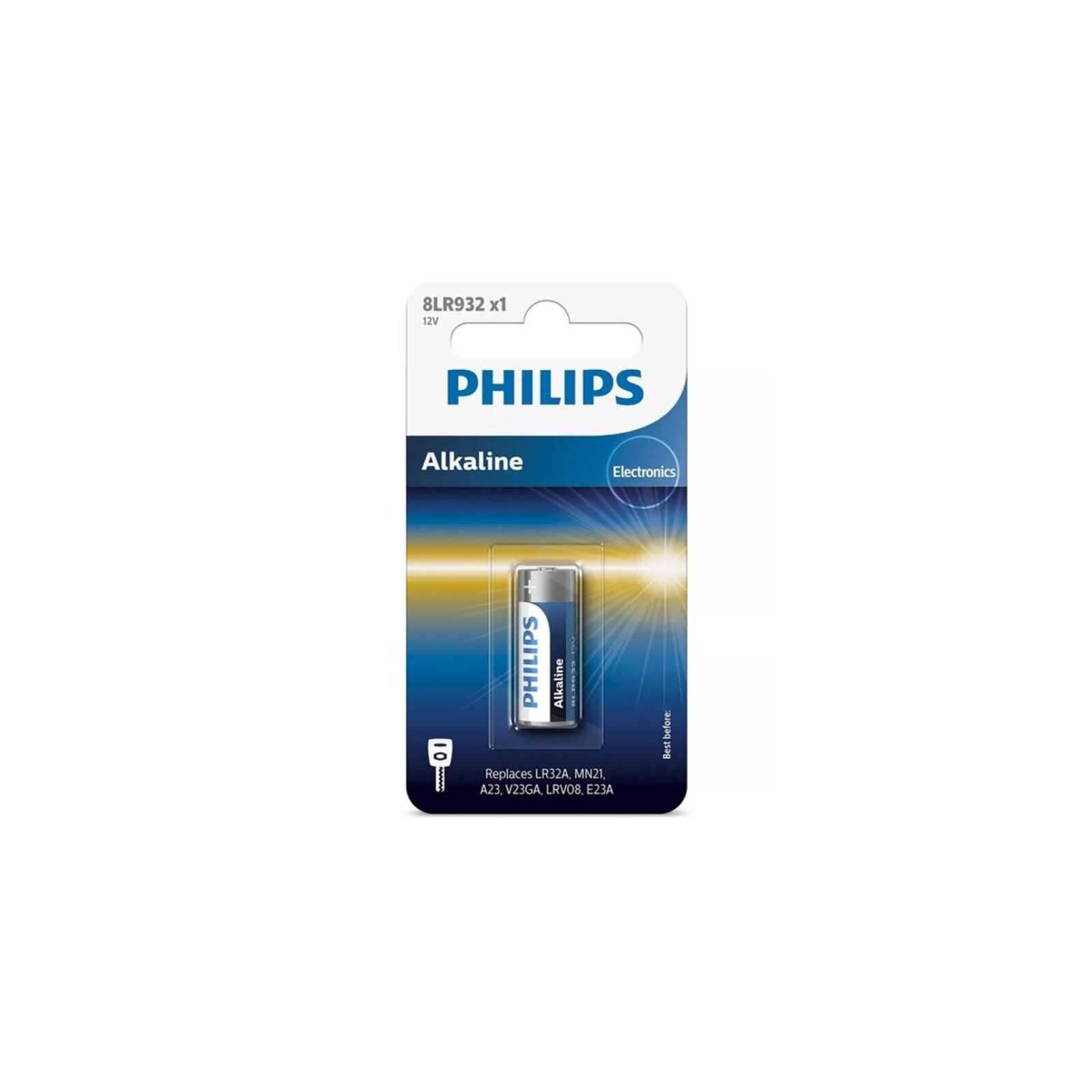 Philips 12V Alkaline Battery LR23A MN21 Blister