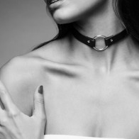 Bijoux Indiscrets Maze - Black Choker