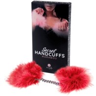 Secretplay Red Marabou Handcuffs