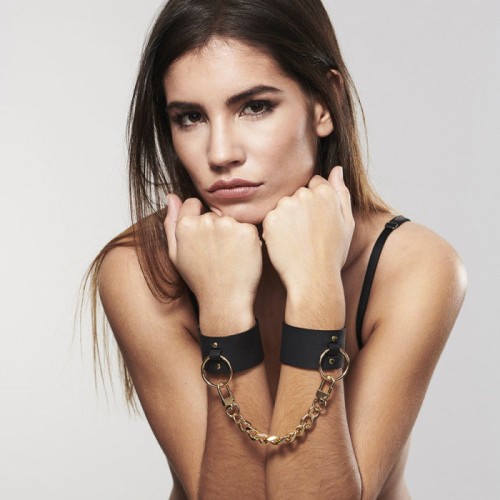 Bijoux Indiscrets Maze - Handcuffs and Bracelets Black