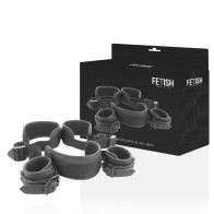 Fetish Submissive Open Leg Position Restraint Set