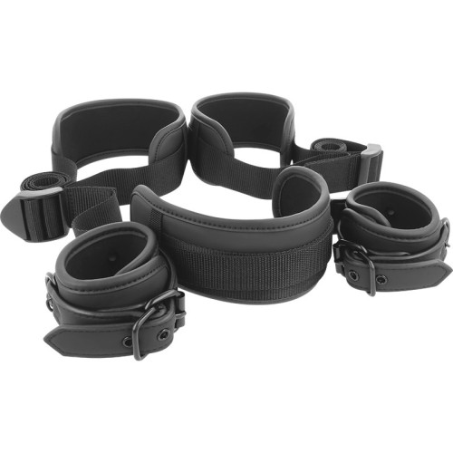 Fetish Submissive Open Leg Position Restraint Set