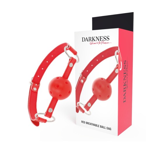 Darkness Breathable Gag Red for Exciting Play