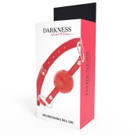 Darkness Breathable Gag Red for Exciting Play