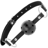 Darkness Breathable Ball Gag Black