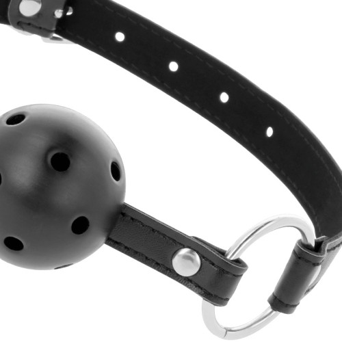 Darkness Breathable Ball Gag Black